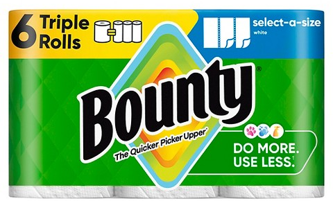 Bounty 6-pk. triple-roll paper towels