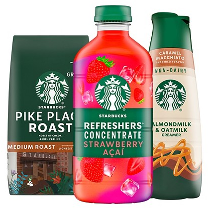 Select Starbucks coffee & creamers