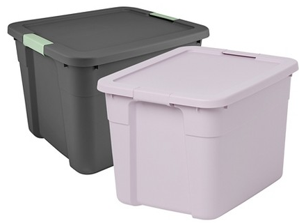 Brightroom 20-gal. latching storage tote