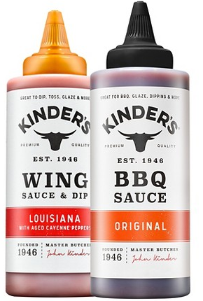 Select Kinder’s sauces & dips