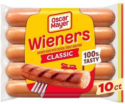 Select Oscar Mayer hot dogs