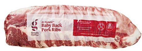 Select Good & Gather pork ribs