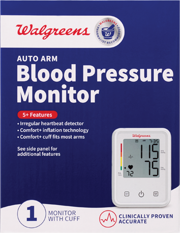 Walgreens Automatic Arm or Wrist Blood Pressure Monitor