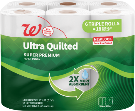 6-Pack Walgreens Premium Paper Towels