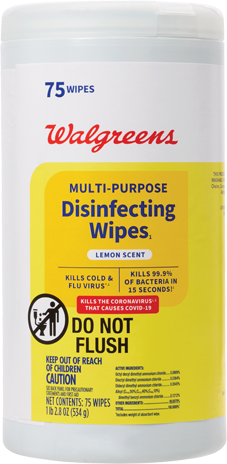 Walgreens Disinfecting Wipes