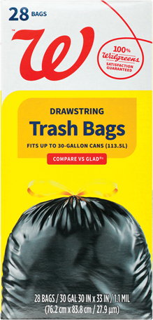 Walgreens Trash Bags