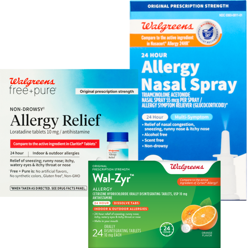 Walgreens Allergy, Cold & Flu Relief or Immune Support