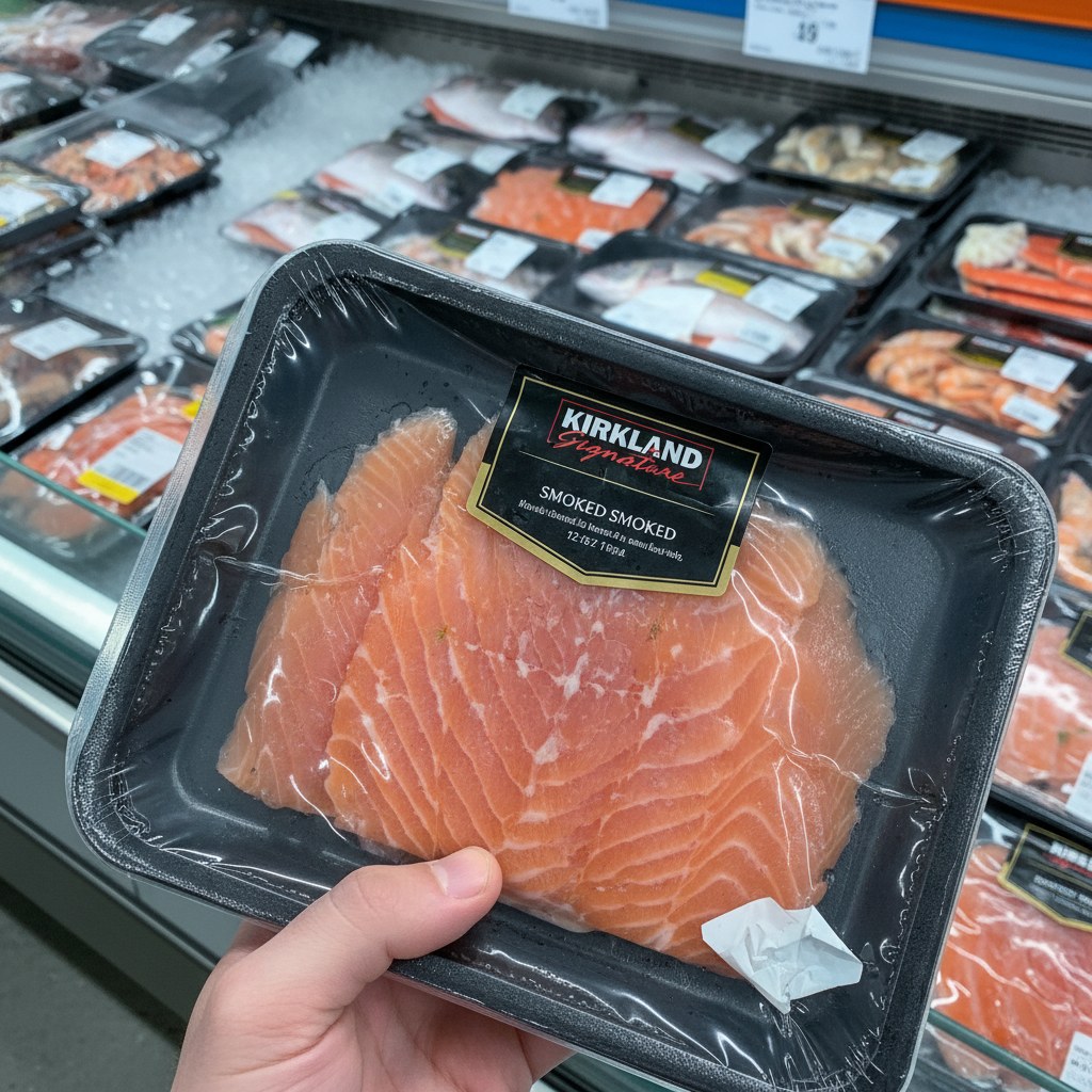 Kirkland Smoked Salmon at Costco