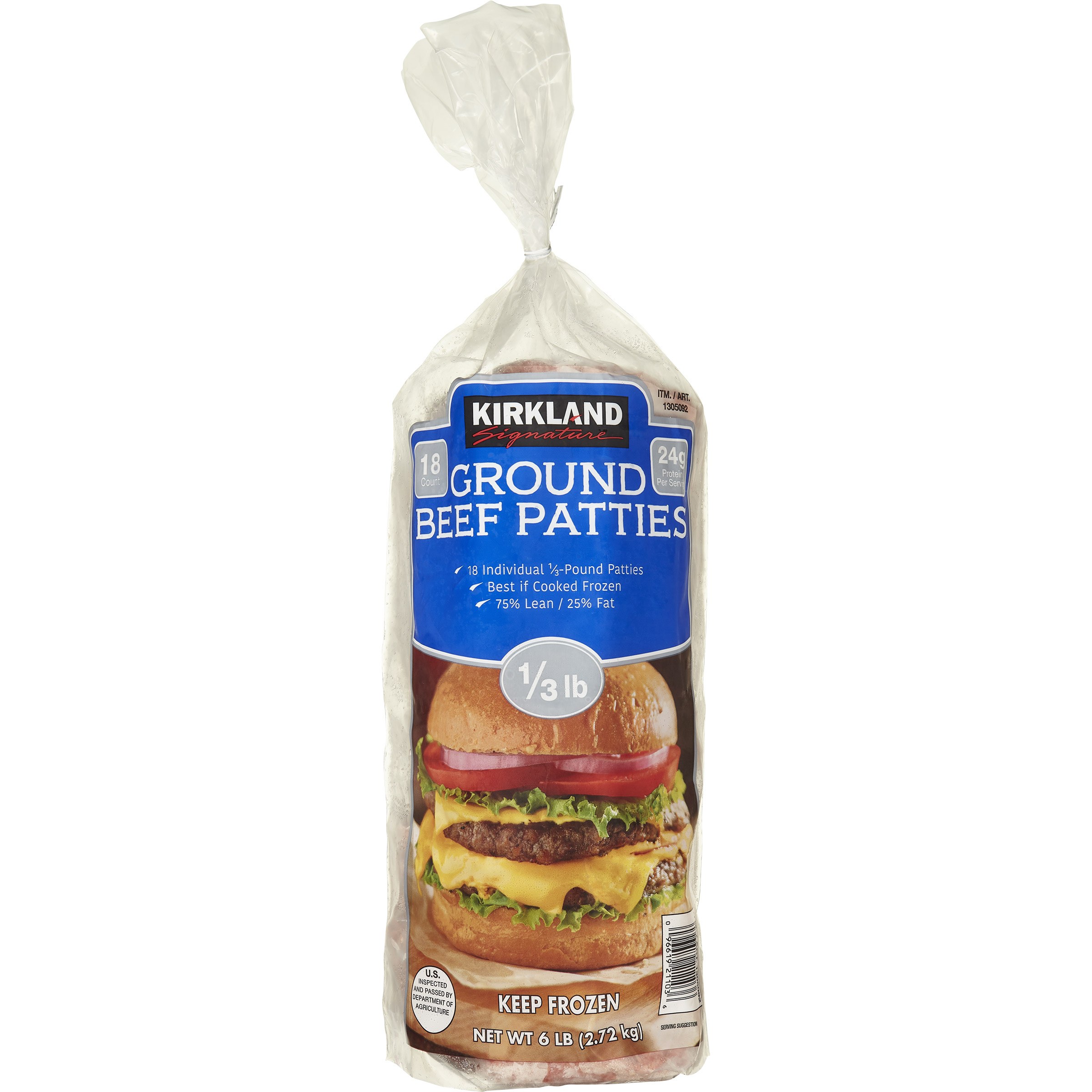 Kirkland Signature Ground Beef Patties at Costco - clearance May 2026