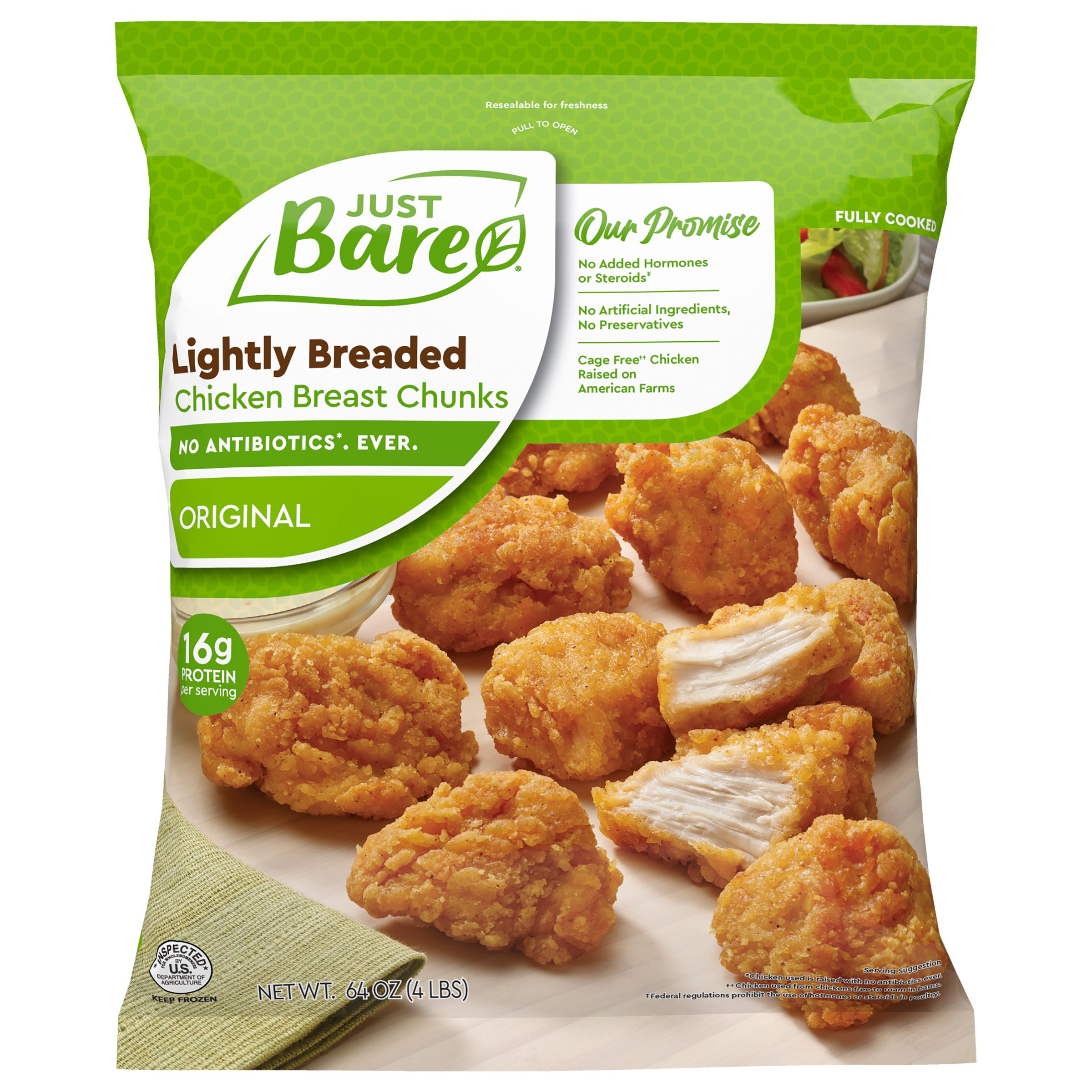 Just Bare Chicken Breast Chunks - 4 lbs, item 100664878 - Chick-fil-A copycat