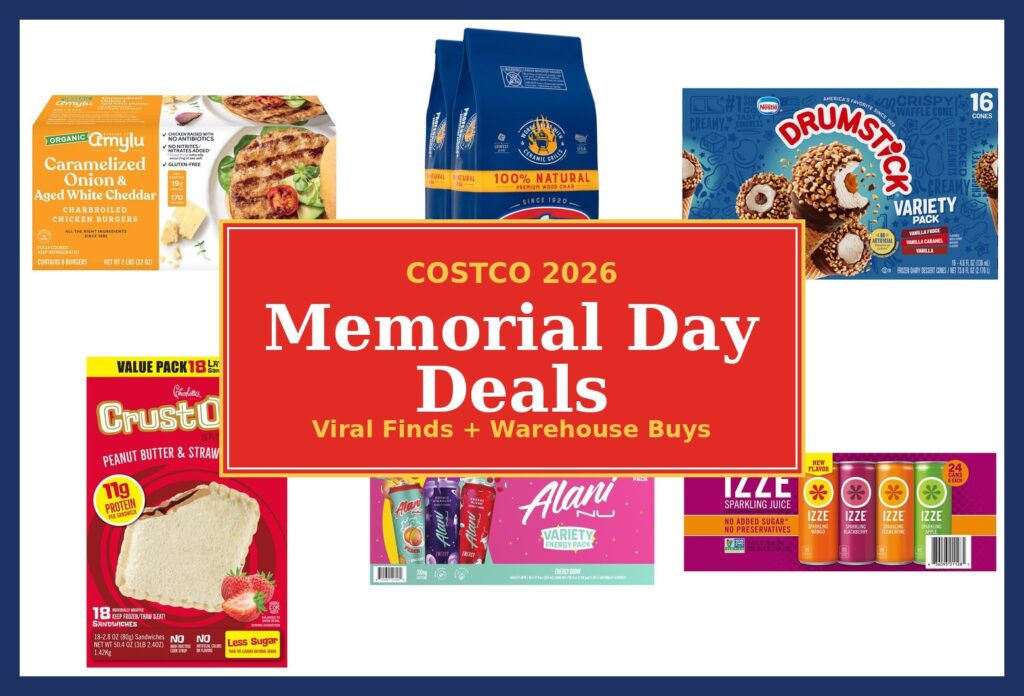 Costco Memorial Day Deals 2026 — Viral Finds and Warehouse Buys hero 3x2 collage