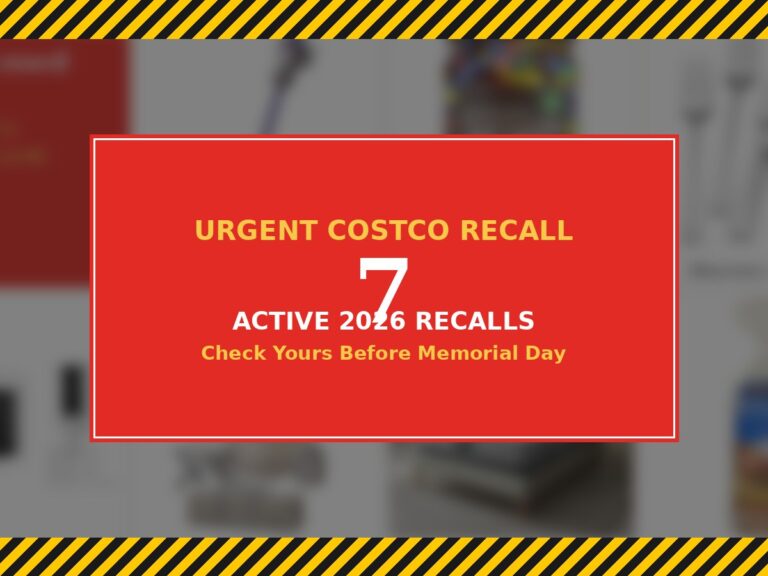 7 Active Costco Recalls Members Should Check May 2026 - Urgent Safety Alert