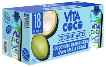 Vita Coco, Coconut Water, 11.1 fl oz, 18-Count