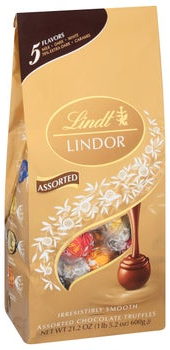 Lindt Lindor Chocolate Truffles, Assorted Flavors, 21.2 oz