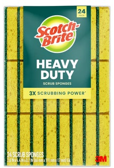 Scotch-Brite Heavy Duty Sponge, 24-count