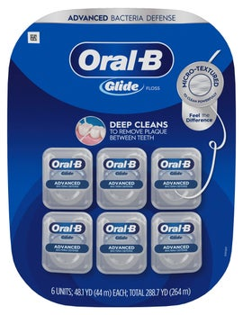 Oral-B Glide Advanced Multi-Protection Floss, 6-pack
