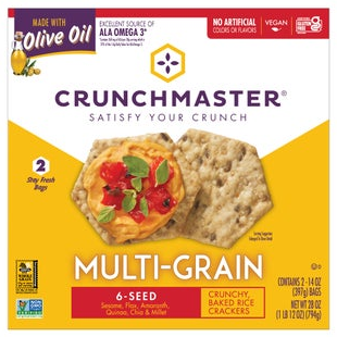 Crunchmaster 6-Seed Multi-Grain Crackers, 28 oz