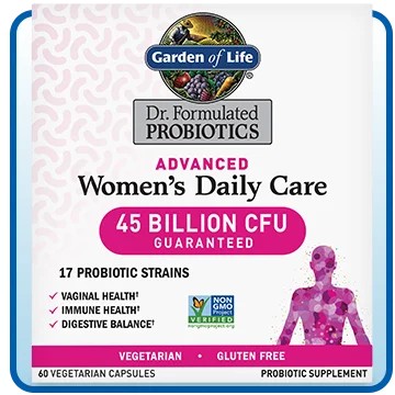 Garden of Life Advanced Women's Daily Probiotic, 60 Capsules
