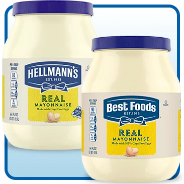 Best Foods OR Hellmann's Real Mayonnaise, 64 oz