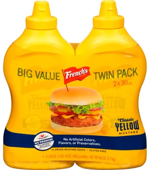 French's, Classic Yellow Mustard, 30 oz, 2-count