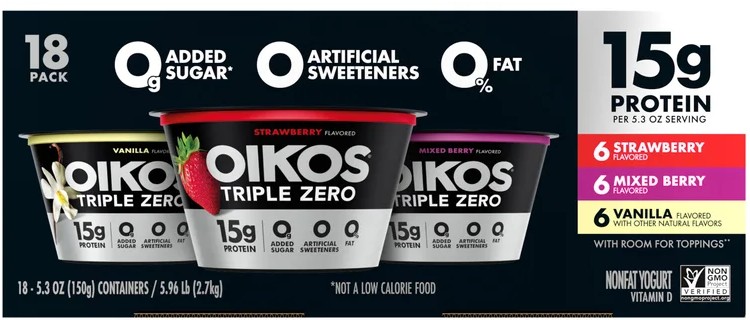 Oikos Triple Zero Greek Yogurt