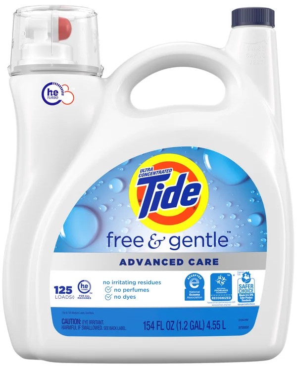 Tide Free & Gentle Advanced Care Liquid Laundry Detergent