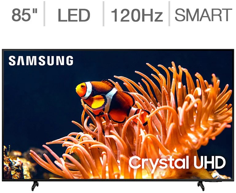 Samsung 85" Class - DU8000C Series - 4K Crystal UHD Smart TV