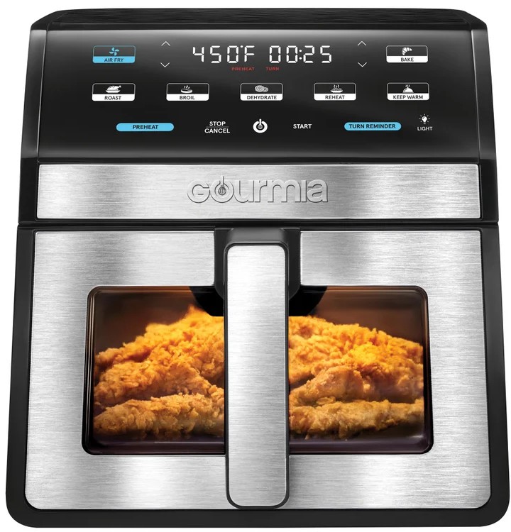 Gourmia 8 qt Digital Air Fryer with Window & Light
