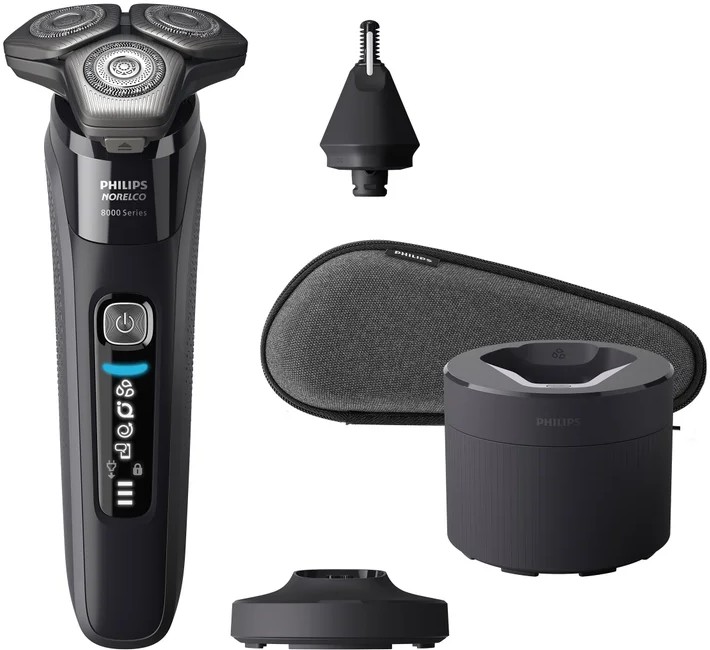 Philips Norelco Electric Shaver 8000, Wet & Dry with SenseIQ