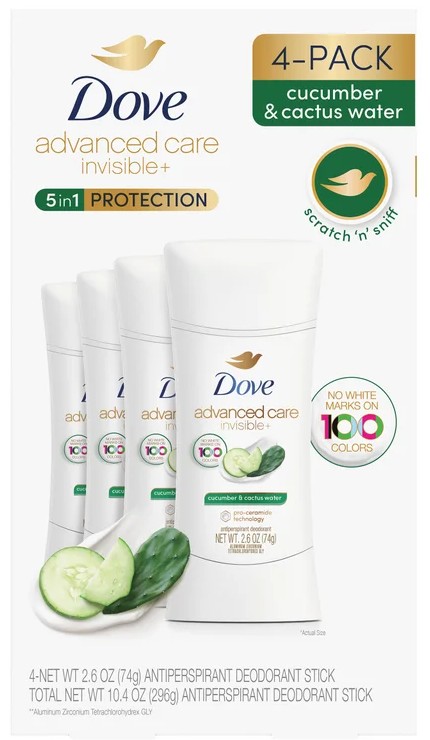 Dove Advanced Care Invisible+ Antiperspirant Deodorant