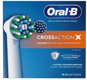 Oral-B CrossAction Replacement Brush Heads