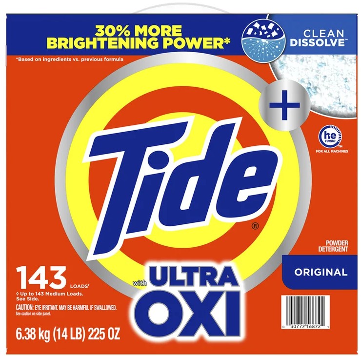 Tide + Ultra OXI Powder Laundry Detergent