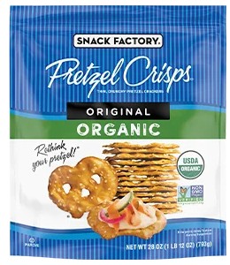 Snack Factory Organic Pretzel Crisps