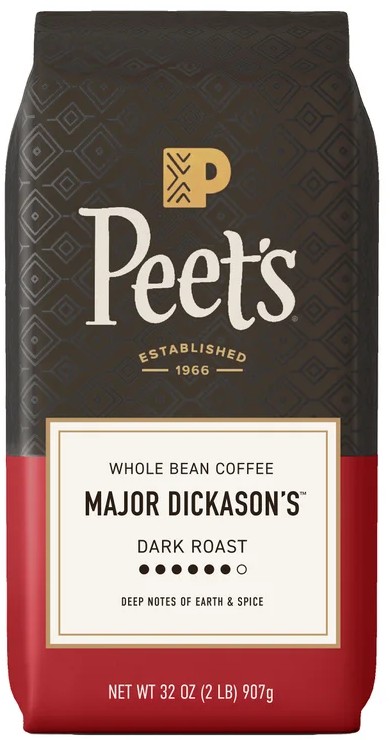 Peet’s Coffee Major Dickason’s Blend Dark Roast Whole Bean Coffee