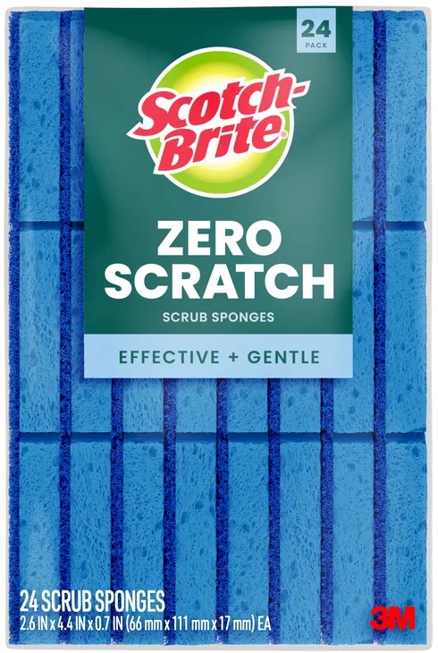 Scotch-Brite® Zero Scratch Scrub Sponges