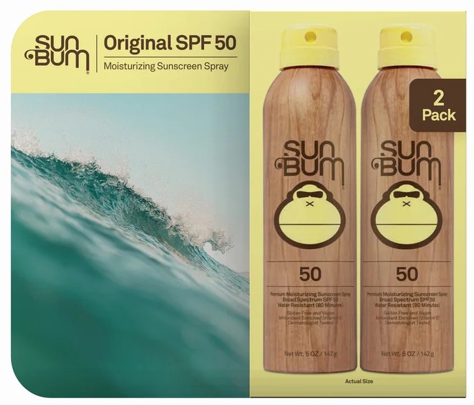 Sun Bum Original SPF 50 Moisturizing Sunscreen Spray