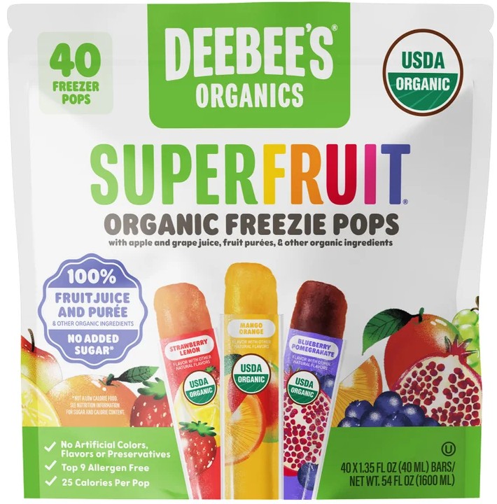 DeeBee's Organics Superfruit Freezie Pops