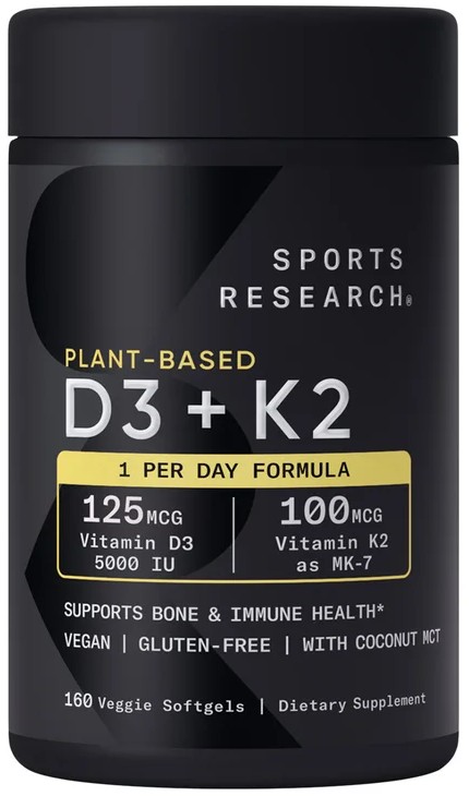 Sports Research Vitamin D3 + K2