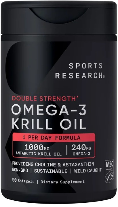 Sports Research Omega-3 Krill Oil