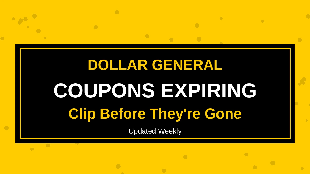 Dollar General Digital Coupons