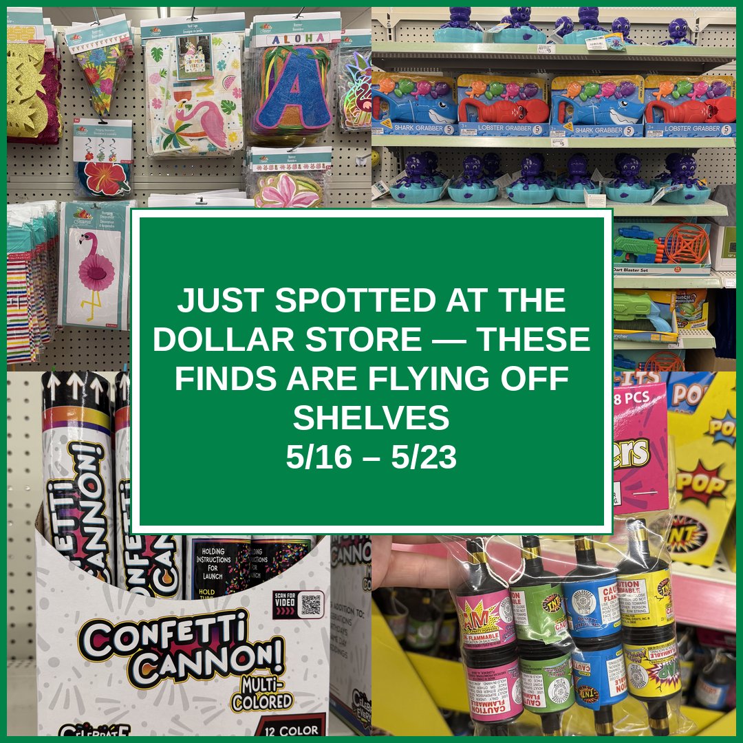 Just Spotted at the Dollar Store — These Finds Are Flying Off Shelves (5/16 – 5/23)