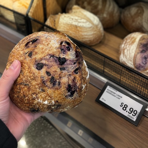 Kirkland Blueberry Sourdough Bread