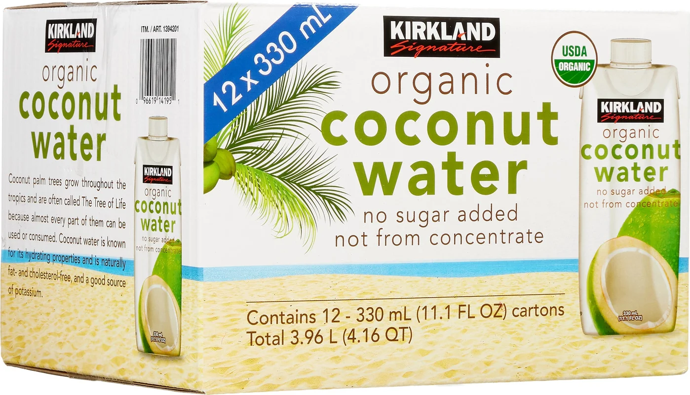 Kirkland Signature No-Label Water Bottles