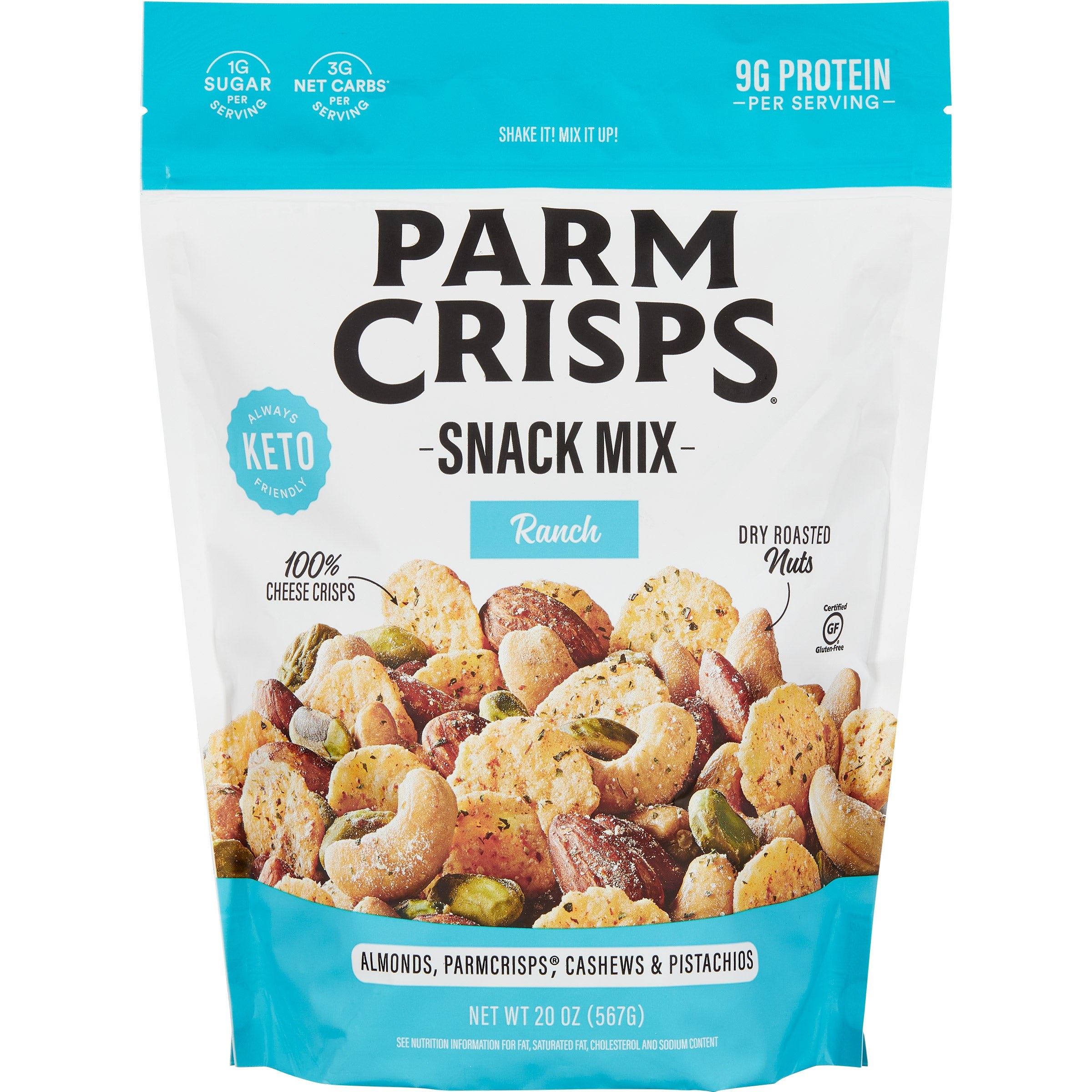 ParmCrisps Ranch Snack Mix bag at Costco