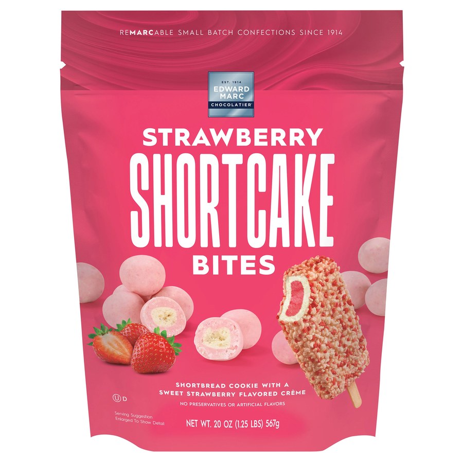 Edward Marc Strawberry Shortcake Bites, 20 oz