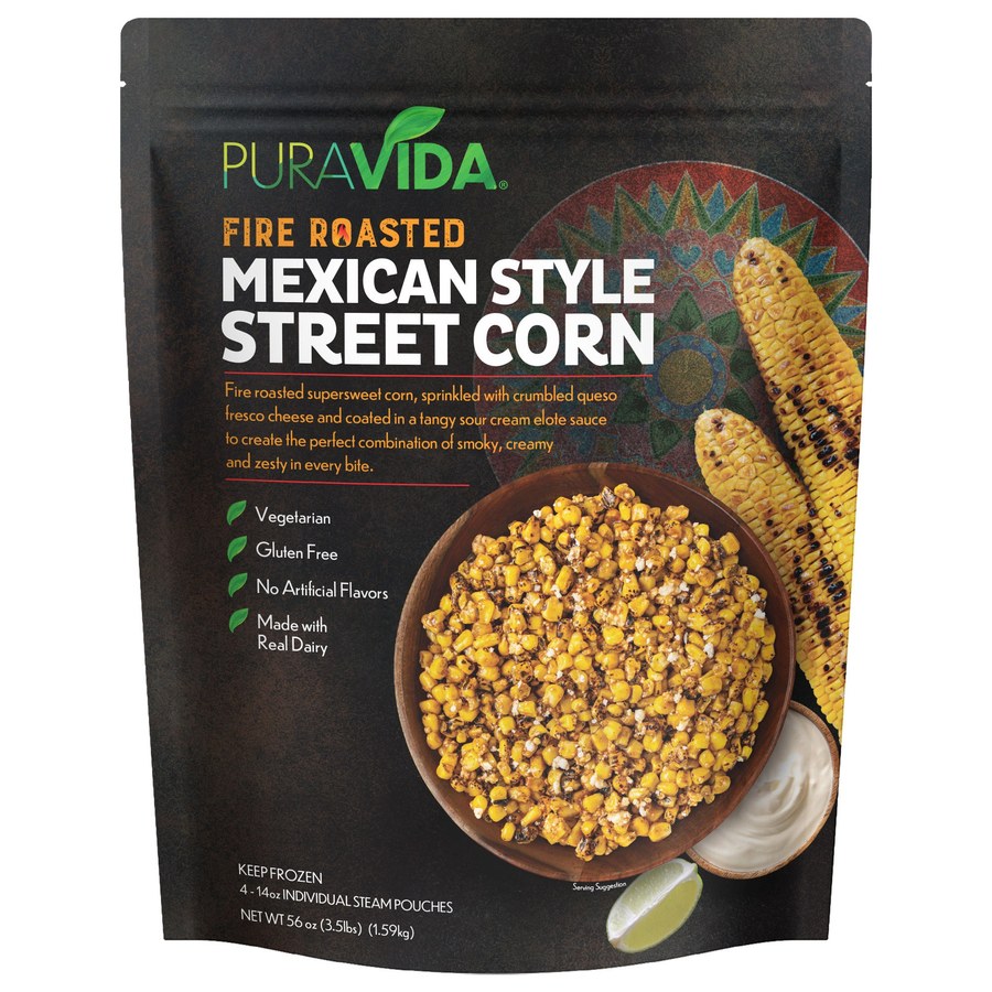 Puravida Mexican Street Corn, 14 oz, 4-count
