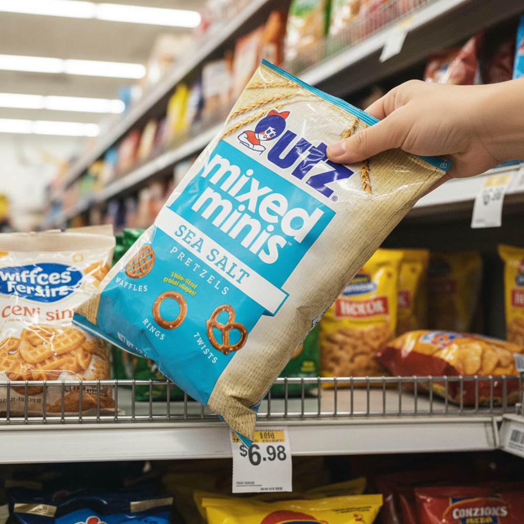 Utz Sea Salt Mini Twist Protein Pretzels