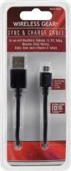 Wireless Gear 10' Black Micro USB Sync & Charge Cable, 1 ct