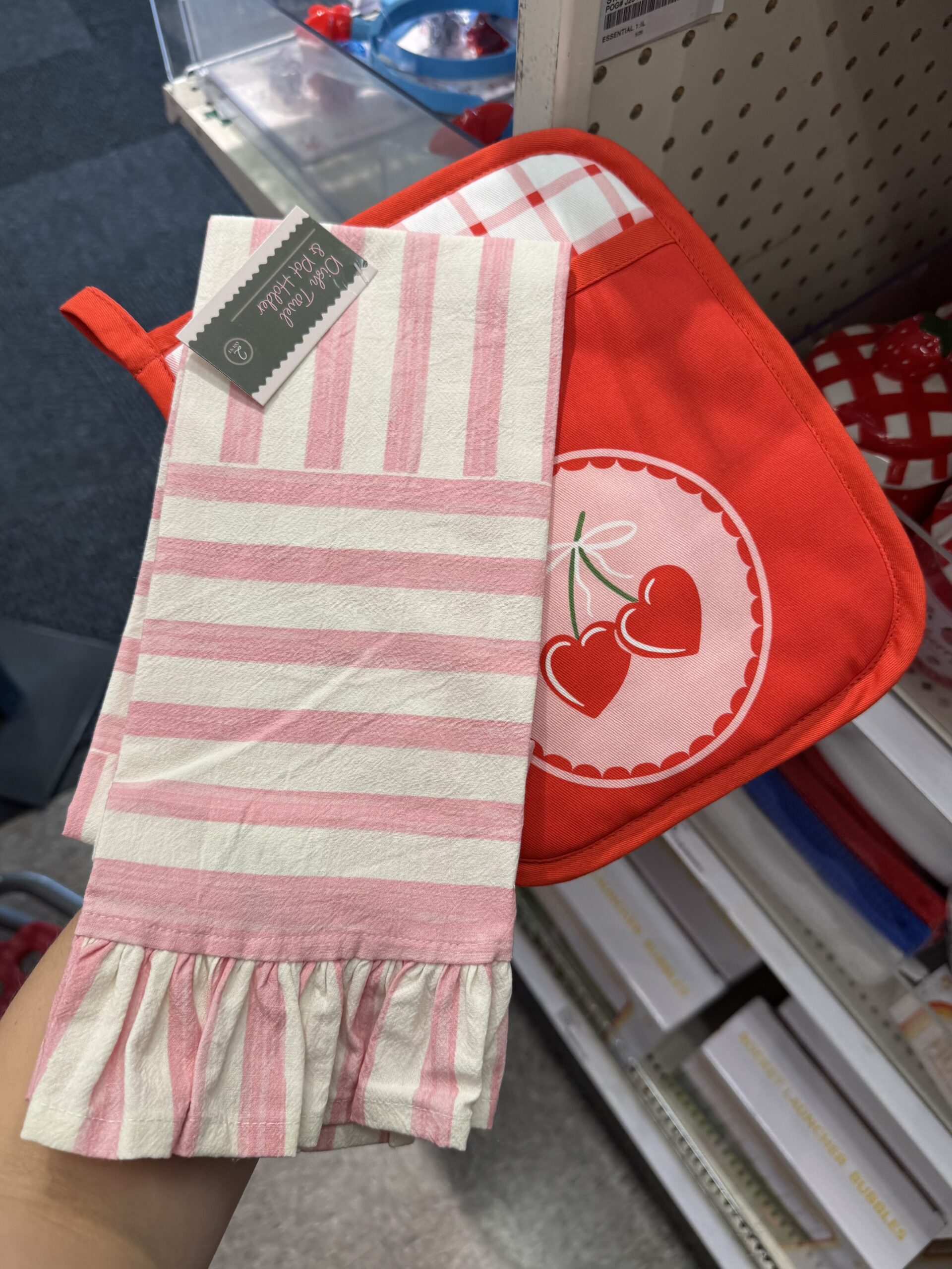 Dish Towel & Pot Holder - in store