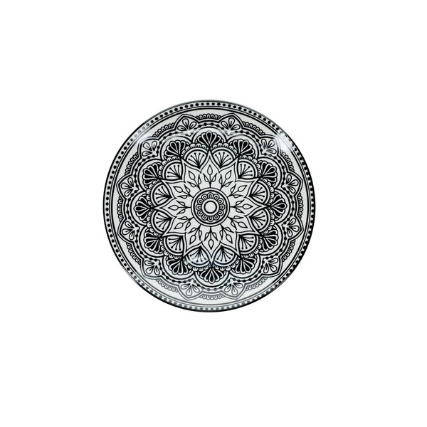 Black & White Mediterranean / Geometric Pattern Dishware - $1 each